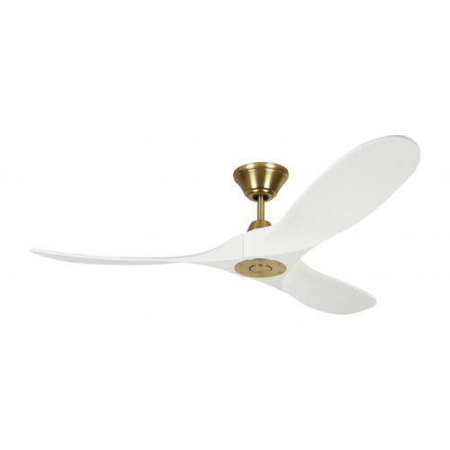 52" MAVERICK II - MATTE WHITE WITH BURNISHED BRA