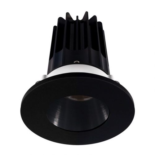 Lotus 8 Watt 2" LED Recessed Downlight - Black Reflector - Black Trim - 24° - 4000K - 620 Lumens - 120V
