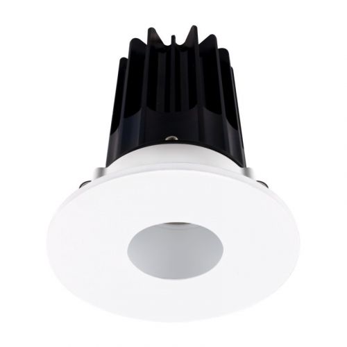 Lotus 8 Watt 2" LED Recessed Downlight - Alzak Reflector - White Pinhole Trim - 4000K - 620 Lumens - 120V