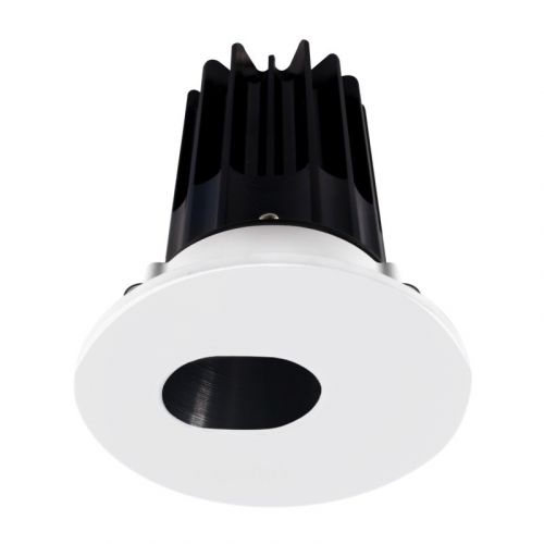 Lotus 8 Watt 2" LED Recessed Downlight - Black Reflector - Slot Aperture Trim - 2700K - 580 Lumens - 120V