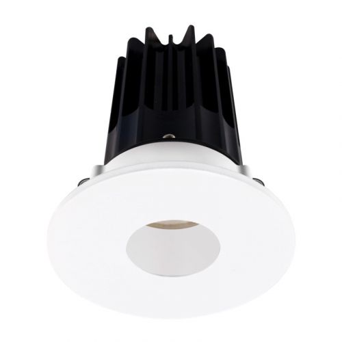 Lotus 15 Watt 2" LED Recessed Downlight - White Reflector - White Pinhole Trim - 2700K - 980 Lumens - 120V