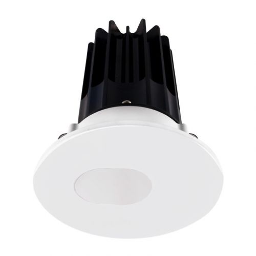 Lotus 8 Watt 2" LED Recessed Downlight - White Reflector - Slot Aperture Trim - 4000K - 620 Lumens - 120V