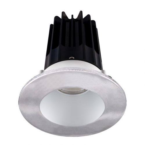 Lotus 15 Watt 2" LED Recessed Downlight - Alzak Reflector - Chrome Trim - 38º - 3000K - 1,000 Lumens - 120V
