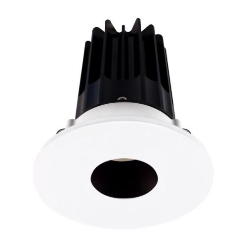 Lotus 8 Watt 2" LED Recessed Downlight - Bronze Reflector - White Pinhole Trim - 4000K - 620 Lumens - 120V