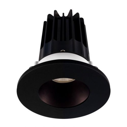 Lotus 8 Watt 2" LED Recessed Downlight - Bronze Reflector - Black Trim - 24° - 2700K - 580 Lumens - 120V