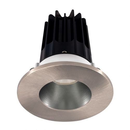 Lotus 8 Watt 2" LED Recessed Downlight - Chrome Reflector - Brushed Nickel Trim - 24° - 4000K - 620 Lumens - 120V