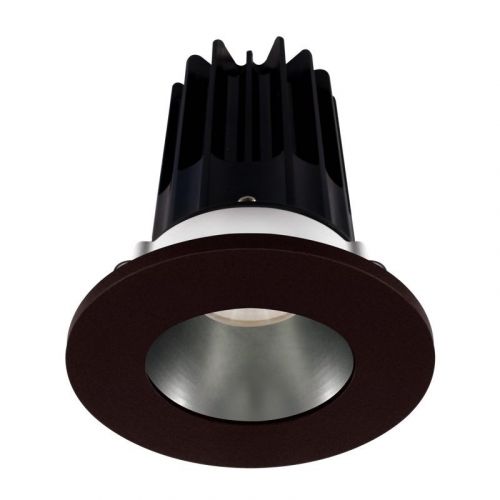 Lotus 15 Watt 2" LED Recessed Downlight - Chrome Reflector - Bronze Trim - 24° - 4000K - 1,020 Lumens - 120V