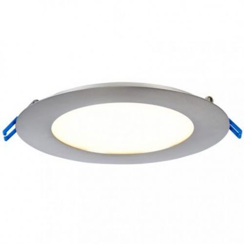 Lotus 17 Watt 6" Ultimate Super Thin Round Recessed LED Downlight - 3000K - 980 Lumens - Brushed Nickel