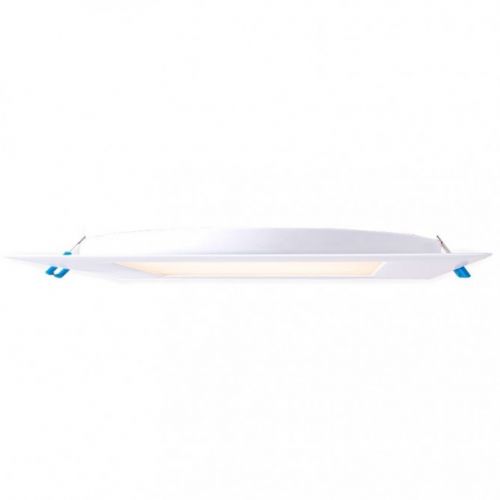 Lotus 17 Watt 6" Super Thin Square Recessed LED Downlight - 3000K - 1,050 Lumens - White