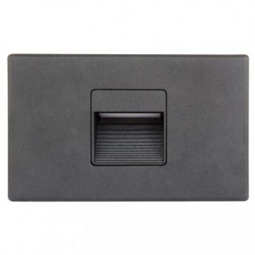 Lotus 2.5 Watt LED Mini Die-Cast Step Light - 3000K - 125 Lumens - Black - 120V