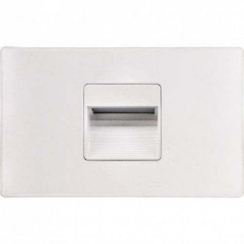 Lotus 2.5 Watt LED Mini Die-Cast Step Light - 3000K - 125 Lumens - White - 120V